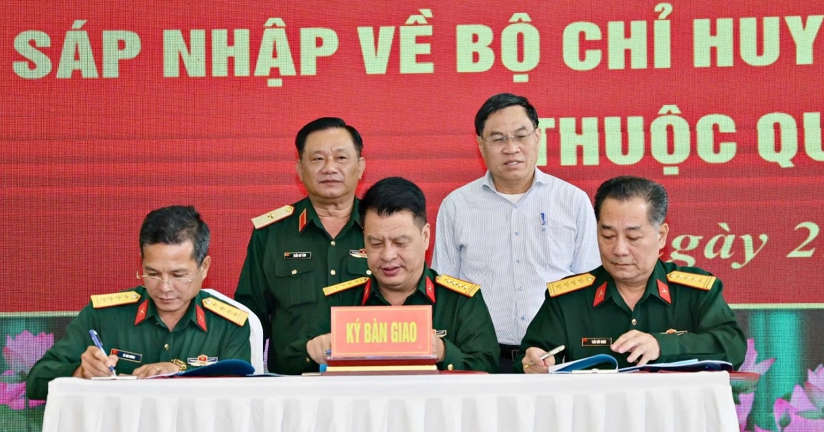 Sáp nhập Bộ Chỉ huy Quân sự tỉnh lớn nhất Việt Nam