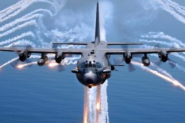 "Bóng ma" AC-130 phô diễn sức mạnh trong tập trận chung với Hàn Quốc