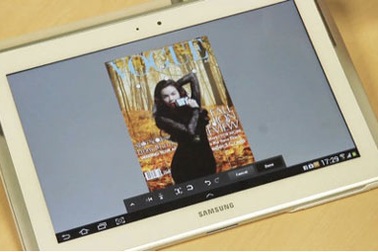 Clip thử tài Photoshop trên Galaxy Note 10.1