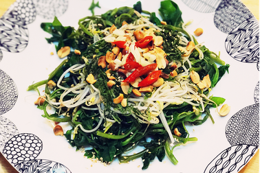 Cách làm nộm rau muống giòn ngon mát bổ