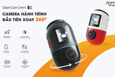 70mai Việt Nam ra mắt camera hành trình Omni X200 xoay 360 độ