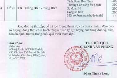 Những quan chức... vui tính!