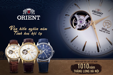 Thể hiện tình yêu Hà Nội với đồng hồ Orient 1010