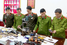 Trinh sát đột nhập kho chế tạo súng quy mô lớn ở Thanh Hóa