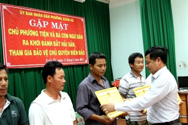 “Chúng tôi sẽ đấu tranh giữ vững ngư trường ngàn đời của cha ông”