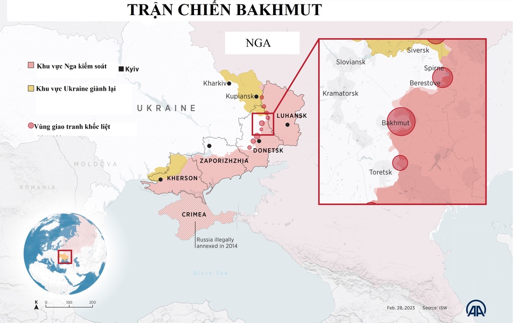 Lực lượng Chechnya sẵn sàng thế chân Wagner ở chảo lửa Bakhmut - 2 Lực lượng Chechnya sẵn sàng thế chân Wagner ở chảo lửa Bakhmut - 2