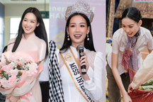 Hoa hậu cao 1,85m Lê Nguyễn Bảo Ngọc làm gì trong nửa năm đương nhiệm?