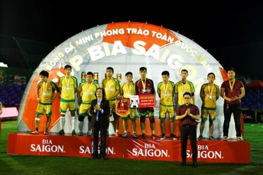 Đội Quahaco FC đoạt Cúp Vô Địch Bình Định.