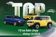 Loạt ô tô bán chạy tháng 10: VinFast áp đảo, Xpander tăng trưởng mạnh