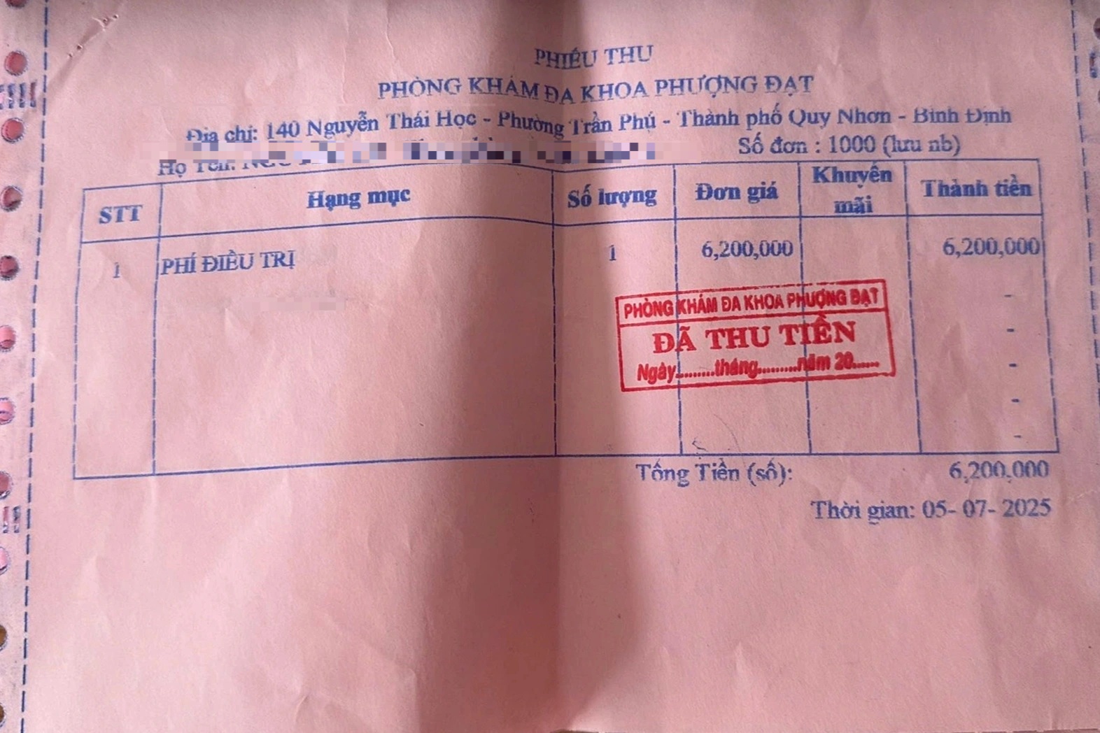 Xác minh thông tin phòng khám thu tiền bất minh ở Gia Lai - 1