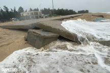 Nước biển xâm thực ở Thừa Thiên Huế, người dân mong bão "nhẹ tay"