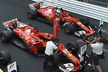 Vettel giành chiến thắng chặng - Sắc đỏ phủ kín Monte Carlo