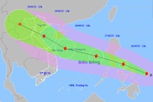 Bão Ragasa vừa tan, bão Bualoi dự báo vào Biển Đông trong đêm 26/9