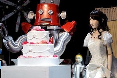 Độc đáo đám cưới dành cho người máy