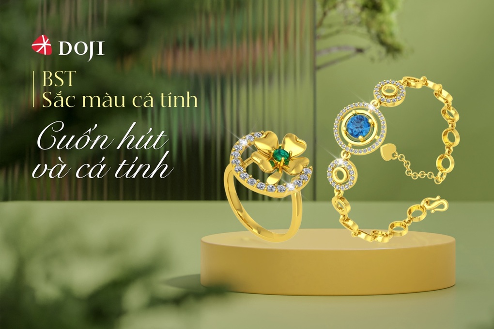 Làm mới phong cách với bộ trang sức Sắc màu cá tính của DOJI - 1 Làm mới phong cách với bộ trang sức Sắc màu cá tính của DOJI - 1