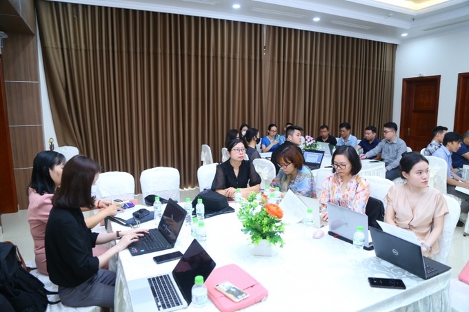 Các nhà báo tham dự Tập huấn.