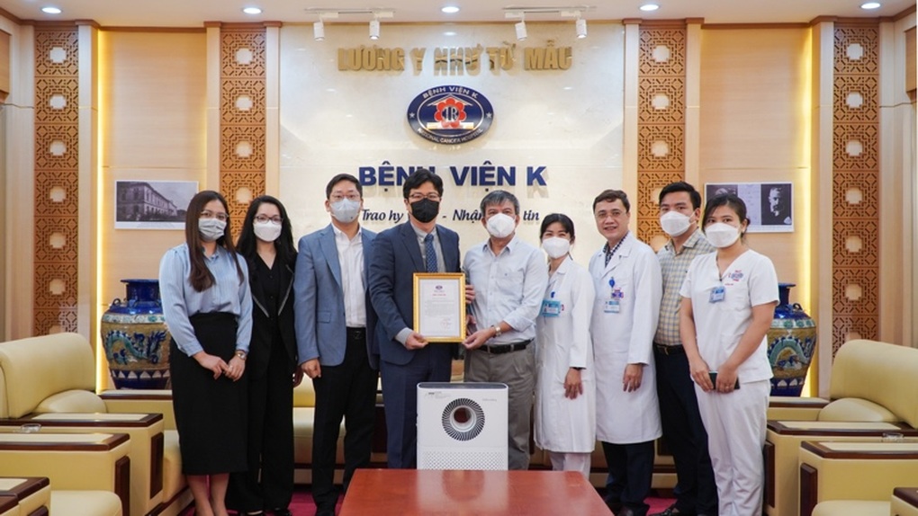 Bệnh viện K Trung ương tiếp nhận 10 máy lọc không khí do Coway Vina tặng - 2 Bệnh viện K Trung ương tiếp nhận 10 máy lọc không khí do Coway Vina tặng - 2