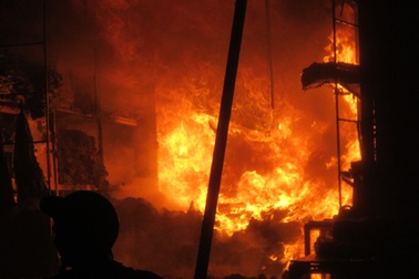 Nghệ An: Lại xảy ra cháy tại khu công nghiệp