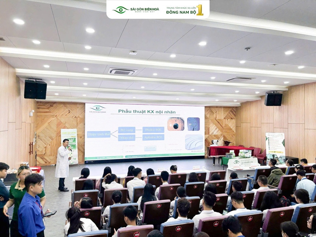Mắt Sài Gòn Biên Hòa tổ chức hội thảo về tật khúc xạ cho sinh viên - 1