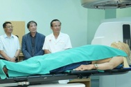 Bệnh viện công đầu tiên có trung tâm đào tạo lâm sàng về xạ trị ung thư