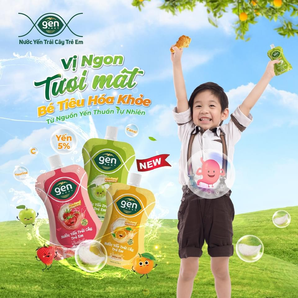 Nước yến trái cây trẻ em - giải pháp dinh dưỡng mới từ Gennest - 3 Nước yến trái cây trẻ em - giải pháp dinh dưỡng mới từ Gennest - 3