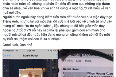 Phẫn nộ "thầy" tiếng Anh “đá xéo” U23 Việt Nam và xúc phạm Đại tướng Võ Nguyên Giáp