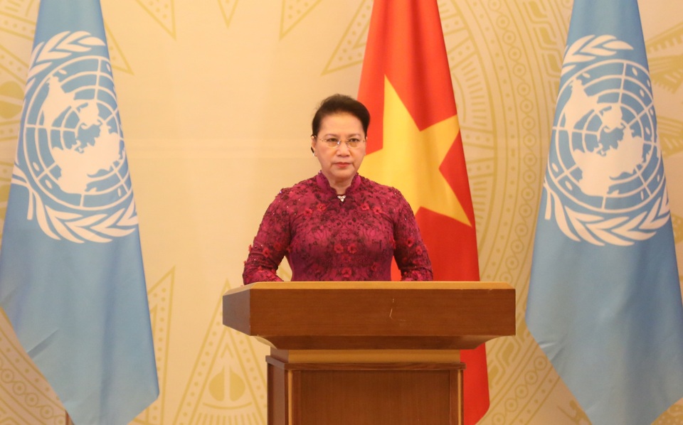 Chủ tịch Quốc hội gửi thông điệp về nữ quyền tới Liên Hợp Quốc - 1 Chủ tịch Quốc hội gửi thông điệp về nữ quyền tới Liên Hợp Quốc - 1