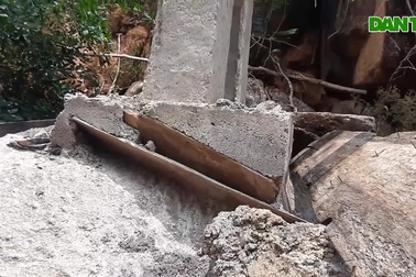 Dự án cấp nước sinh hoạt chưa bàn giao đã ngã đổ, thiếu thẩm mỹ