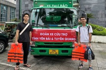 Miễn phí đường bộ cho các phương tiện vận chuyển hàng cứu trợ bão lũ