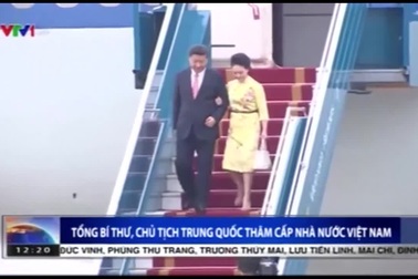 Hình ảnh Chủ tịch Trung Quốc Tập Cận Bình và Phu nhân tại Hà Nội