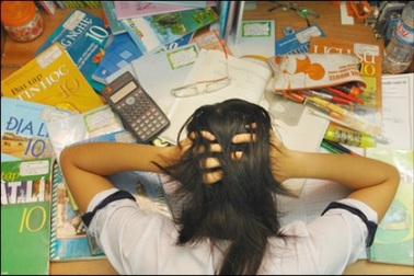 Áp lực thi cử (2): Làm sao để con không bị… tâm thần?