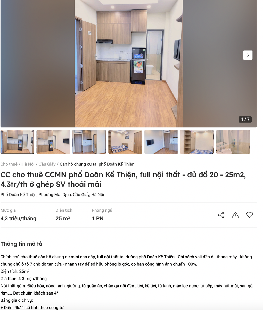 Gắn mác chung cư mini, hô đạt chuẩn khách sạn 4 sao để cho thuê giá cao - 1