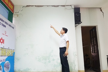 Thành Đoàn Huế kêu cứu vì trụ sở bất ngờ nứt toác, nguy cơ đổ sập!