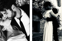 Lễ tình nhân, Miley Cyrus khoe ảnh cưới chưa bao giờ công bố