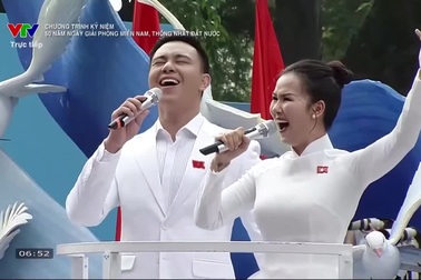 Võ Hạ Trâm - Đông Hùng thể hiện "Viết tiếp câu chuyện hòa bình"