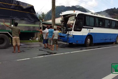 Cận cảnh hành khách vụ xe khách mất phanh trên đèo Bảo Lộc được giải cứu