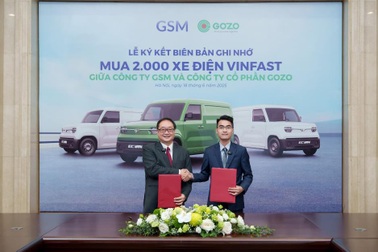 GOZO Express mua 2.000 xe tải điện VinFast EC Van từ Xanh SM