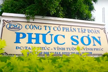 Công ty CP Tập đoàn Phúc Sơn nộp thuế gần 18 tỷ đồng