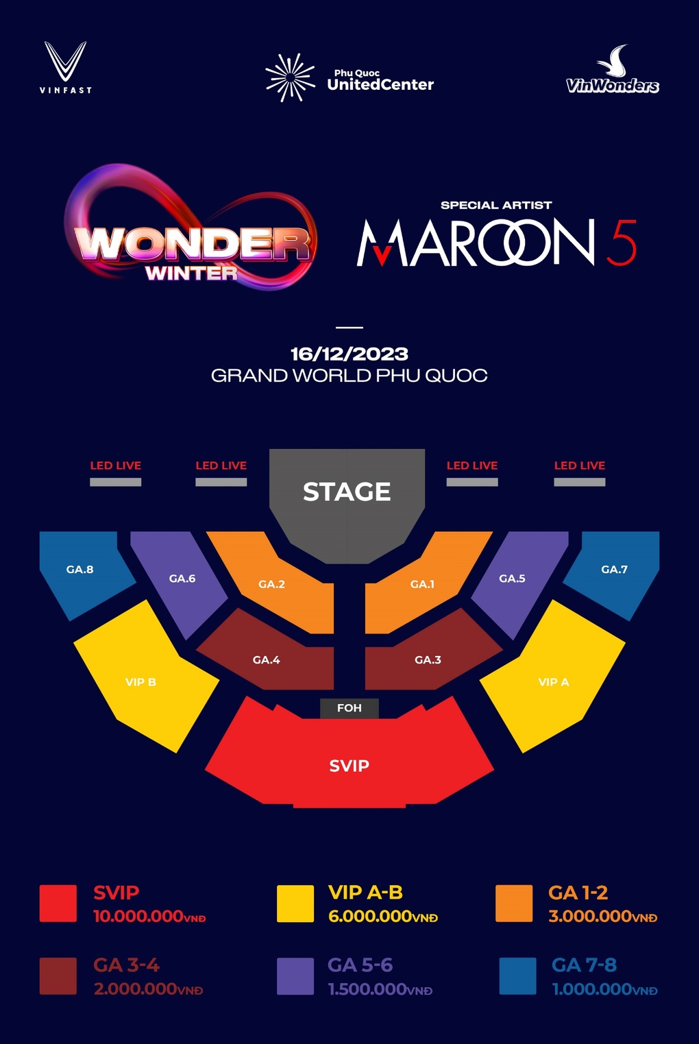 Nhạc hội 8Wonder Winter Festival công bố giá vé - 4 Nhạc hội 8Wonder Winter Festival công bố giá vé - 4