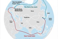 Nga tham vọng đưa tuyến vận tải Biển Bắc thay thế kênh đào Suez