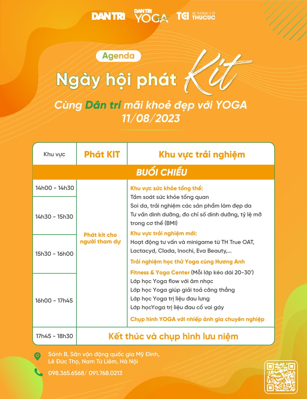 Trải nghiệm thú vị trong buổi phát kit 11/8 tại Ngày hội yoga Dân trí - 3
