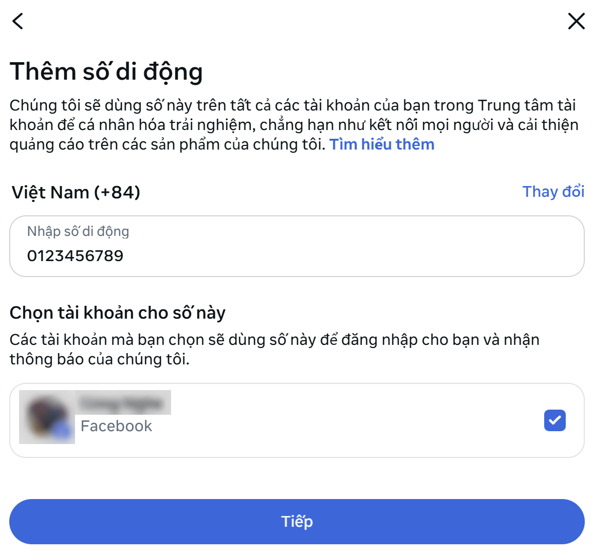 Cách xác thực số điện thoại trên Facebook, tránh bị cấm hoạt động sau 25/12 - 6