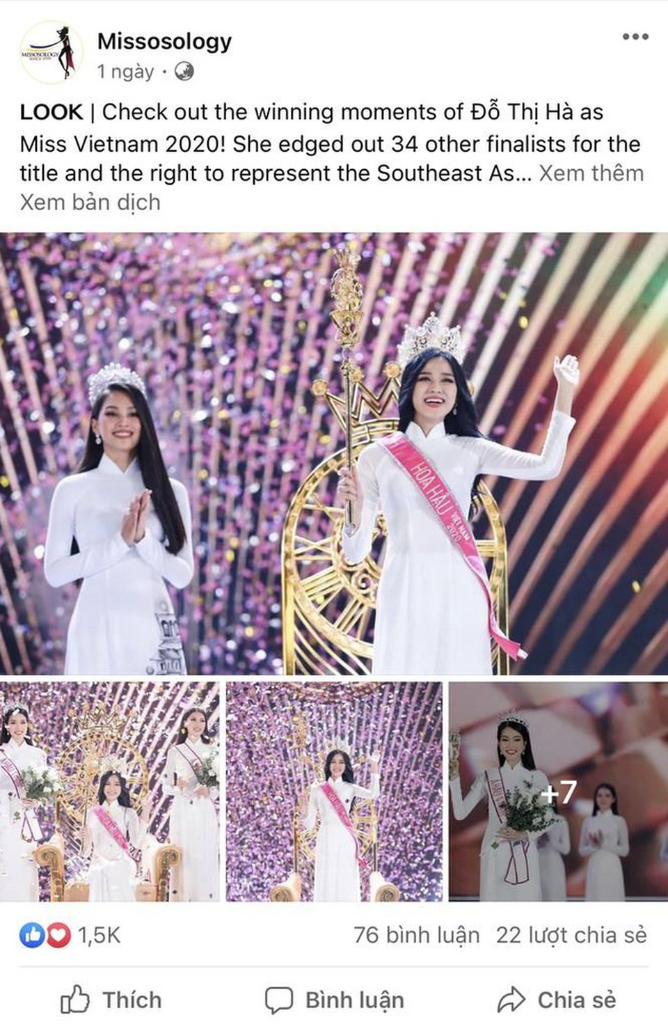 Mới đăng quang được 3 ngày, Đỗ Thị Hà đã khổ sở vì tài khoản giả mạo - 2 Mới đăng quang được 3 ngày, Đỗ Thị Hà đã khổ sở vì tài khoản giả mạo - 2