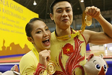 Aerobic Việt Nam đoạt HCV trong nước mắt