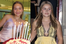 Harper Beckham gây tranh cãi vì mặc váy xẻ sâu không hợp tuổi 12