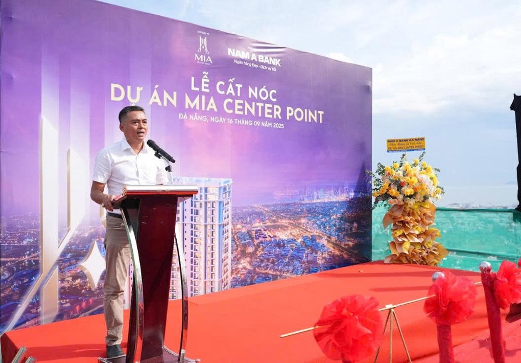Mia Center Point cất nóc vượt kế hoạch - 2 Mia Center Point cất nóc vượt kế hoạch - 2