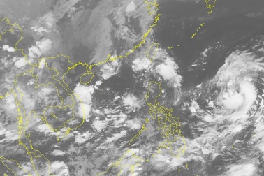 Xuất hiện vùng áp thấp trên Biển Đông