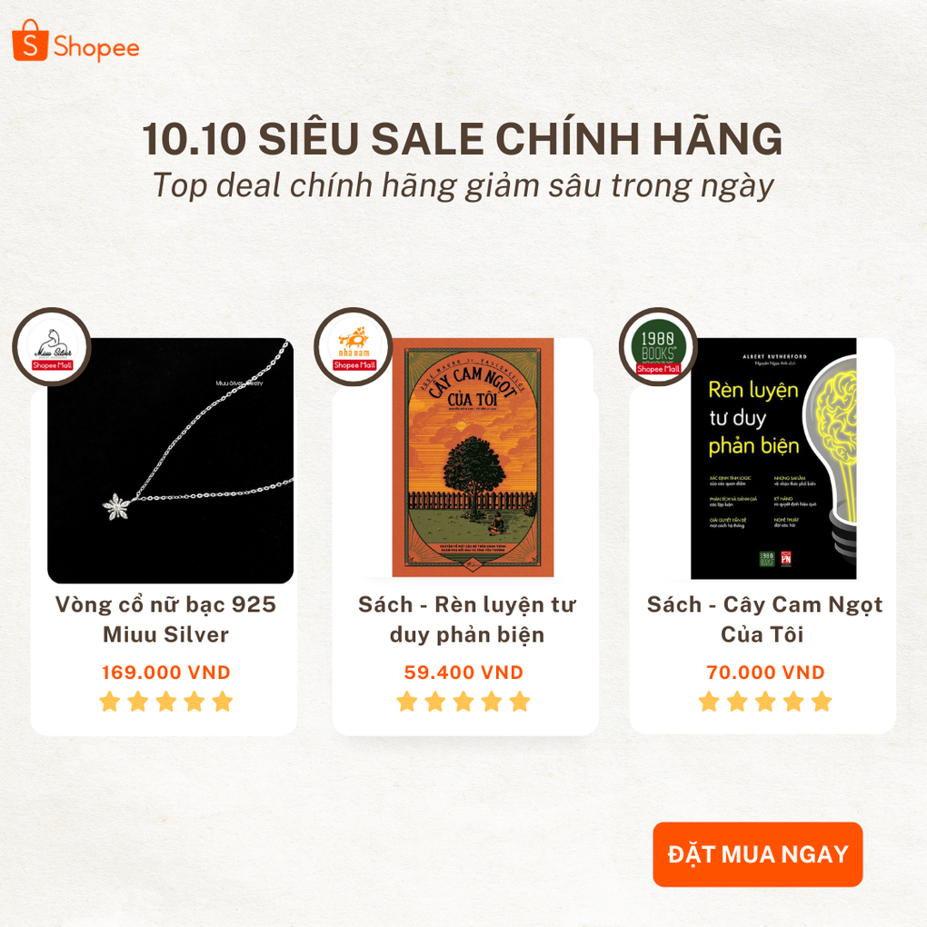 Những ưu đãi trong sự kiện 10.10 Siêu sale chính hãng trên Shopee - 4 Những ưu đãi trong sự kiện 10.10 Siêu sale chính hãng trên Shopee - 4