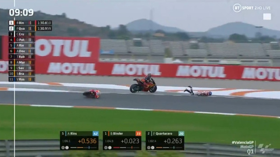 Tay đua moto thoát hiểm thần kỳ sau pha bay người lên không trung - 2 Tay đua moto thoát hiểm thần kỳ sau pha bay người lên không trung - 2