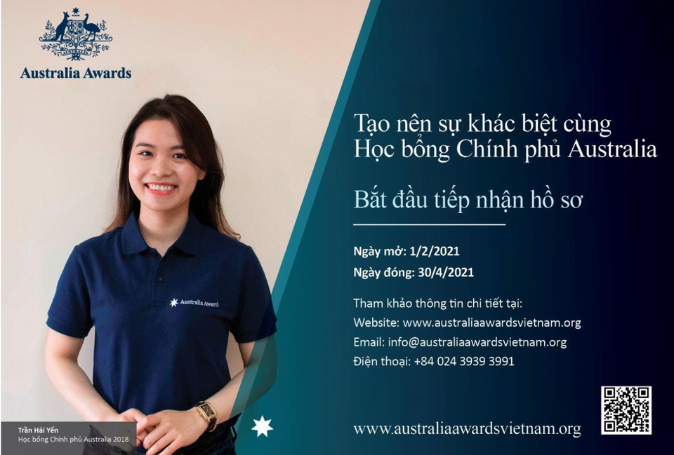 Học bổng Chính phủ Úc năm 2021 mở cửa chào đón ứng viên Việt Nam - 1 Học bổng Chính phủ Úc năm 2021 mở cửa chào đón ứng viên Việt Nam - 1